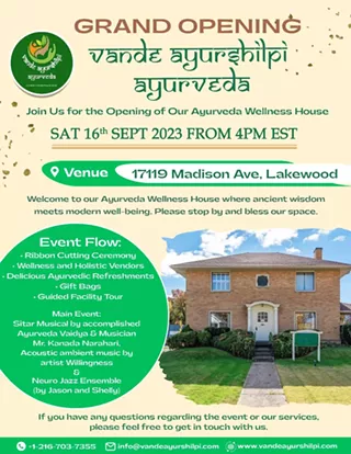 Grand Opening: Ayurveda Wellness House