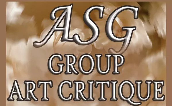 Image: Group Art Critique with ASG