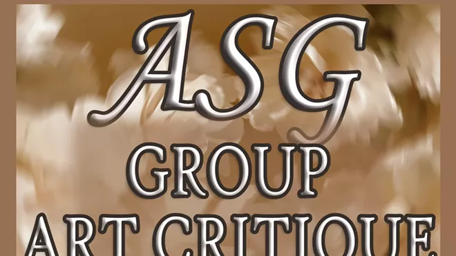 Image: Group Art Critique with ASG