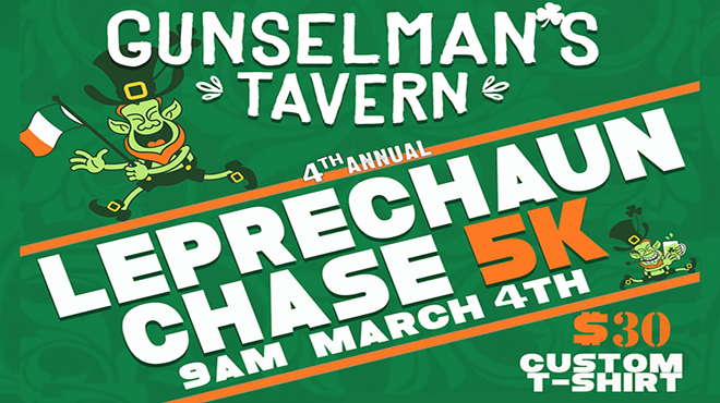 Image: Gunselman's Tavern Leprechaun Chase 5k and 1M