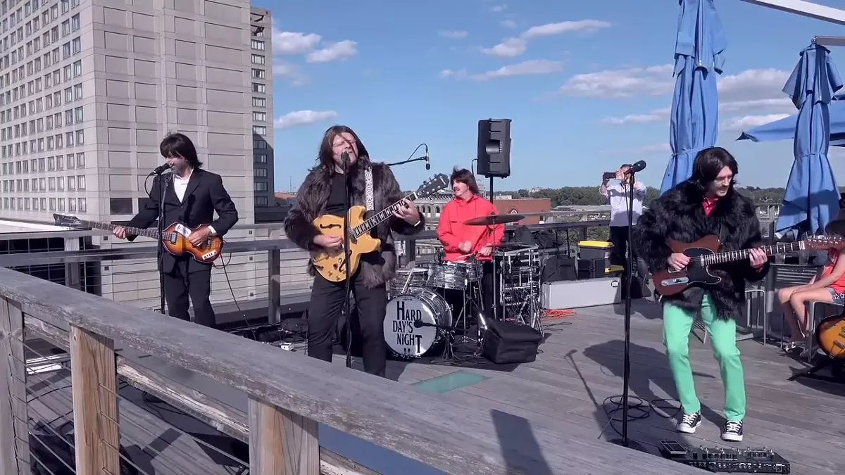 recreating the Rooftop concert