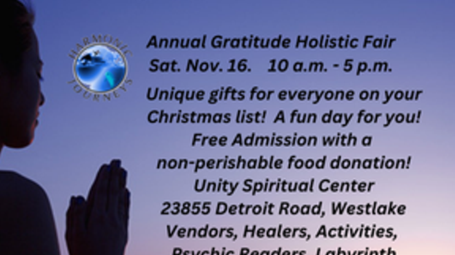 Image: Harmonic Journeys' Annual Gratitude Holistic Fair