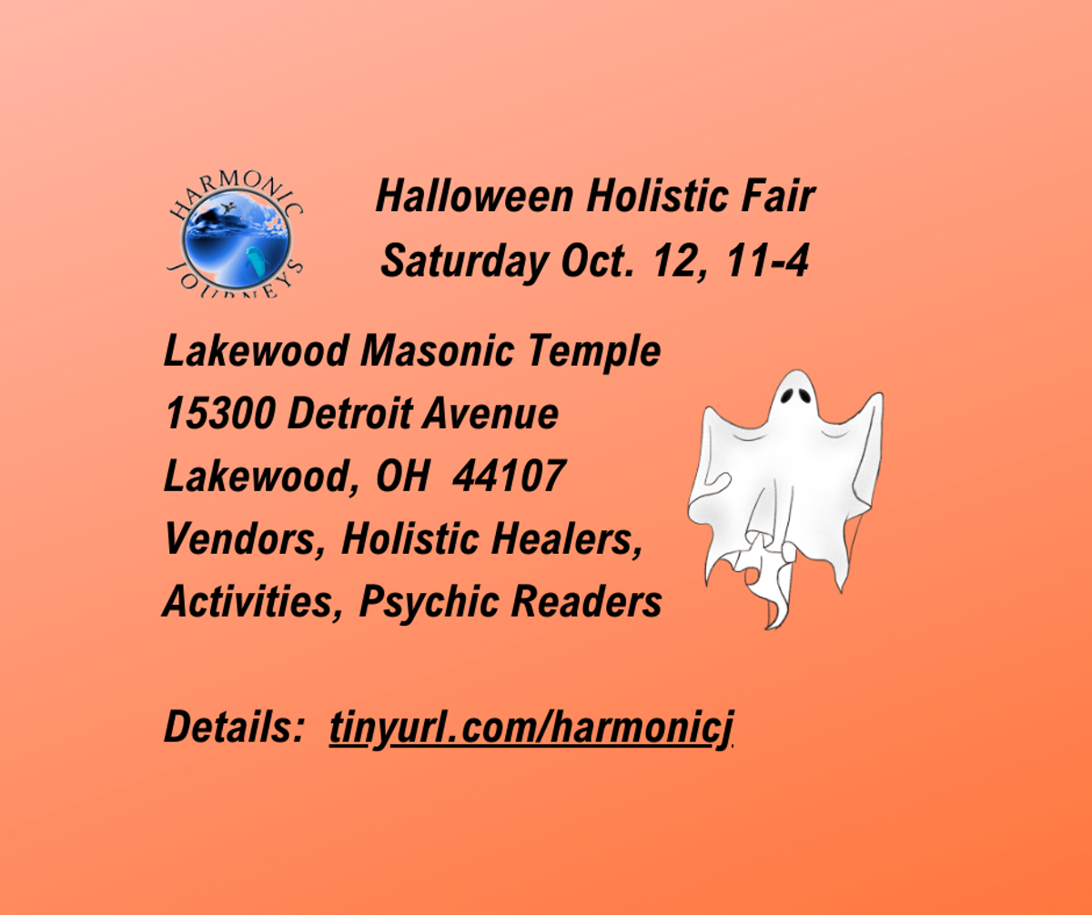 Harmonic Journeys Halloween Holistic Fair