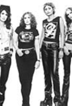 Hell-bent for pleather: Blare, Judy, Sharon, and Bianca (from left).