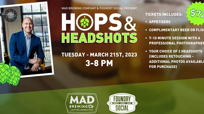 Image: Hops & Headshots - MAD Brewing Co & Foundry Social