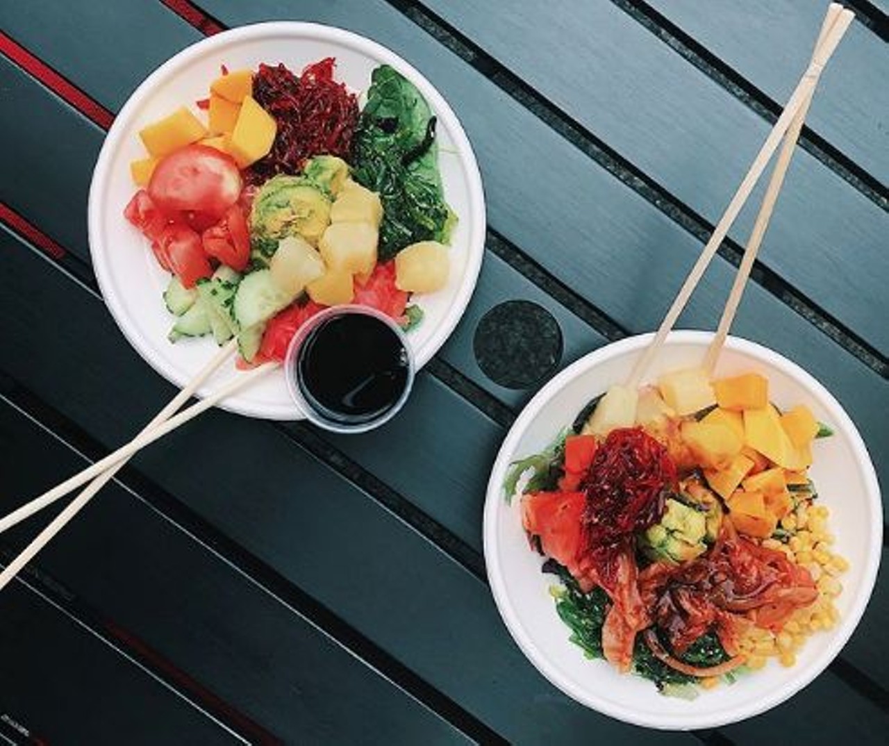 Corner 11 Bowl & Wrap 
2391 W. 11th St. | (216) 713-1757
Fresh ingredients and custom poke bowls await you at this new fast-casual, Hawaiian-Asian eatery. Some soups featuring noodles and wontons are also offered.
Photo via puchaa/Instagram