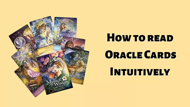 Image: How to read Oracle Cards Intuitively