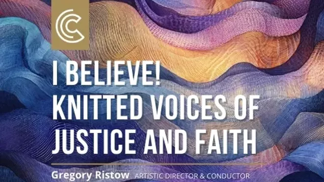 Image: I Believe! Knitted Voices of Justice and Faith