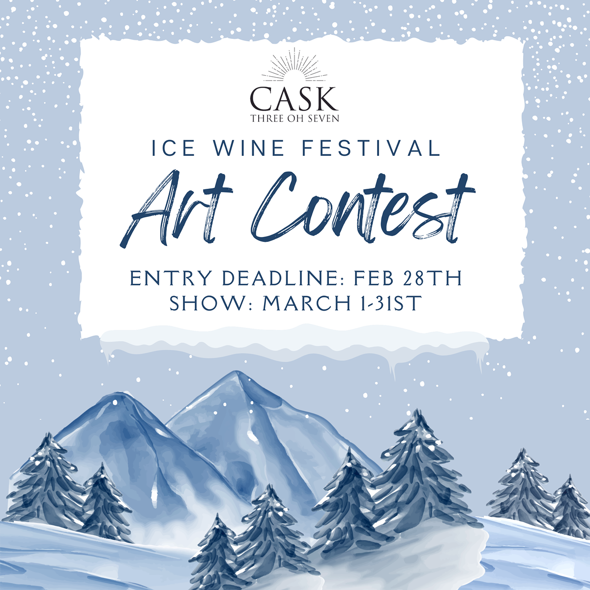 Ice Wine Festival Art Contest