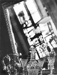 If stemware turns you on, take a swig from Varietals' - glass. - Walter  Novak