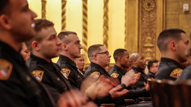 Members of the Cleveland Police Academy's 151st class