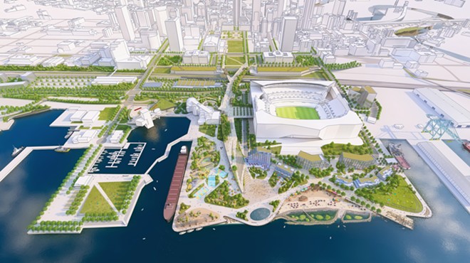 New renderings of the North Coast Master Plan are here.