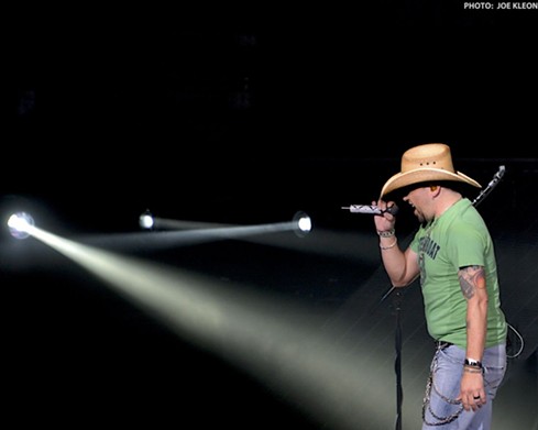 Jason Aldean and Chris Young Performing at Blossom