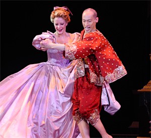 Jennifer Hughes and Francis Jue in Carousel's The King And I.
