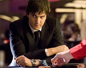 Jim Sturgess as Ben Campbell, the most suave-looking M.I.T. math nerd ever.