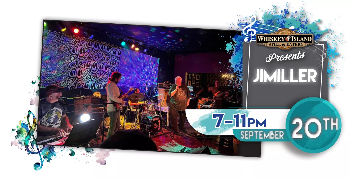 JiMiller LIVE @ Whiskey Island September 20th!