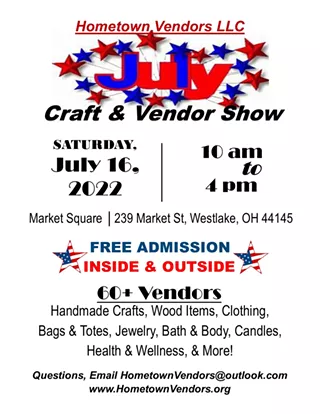 Image: July Craft & Vendor Event