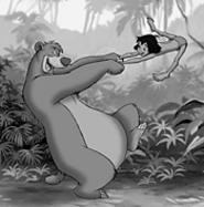 Jungle love or homoerotic experimentation? Only - Disney knows for sure.