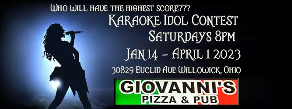 Karaoke Idol Competition at Giovanni's Willowick