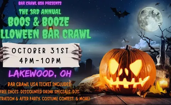 Image: Lakewood Boos & Booze Halloween Bar Crawl: 3rd Annual by Bar Crawl USA