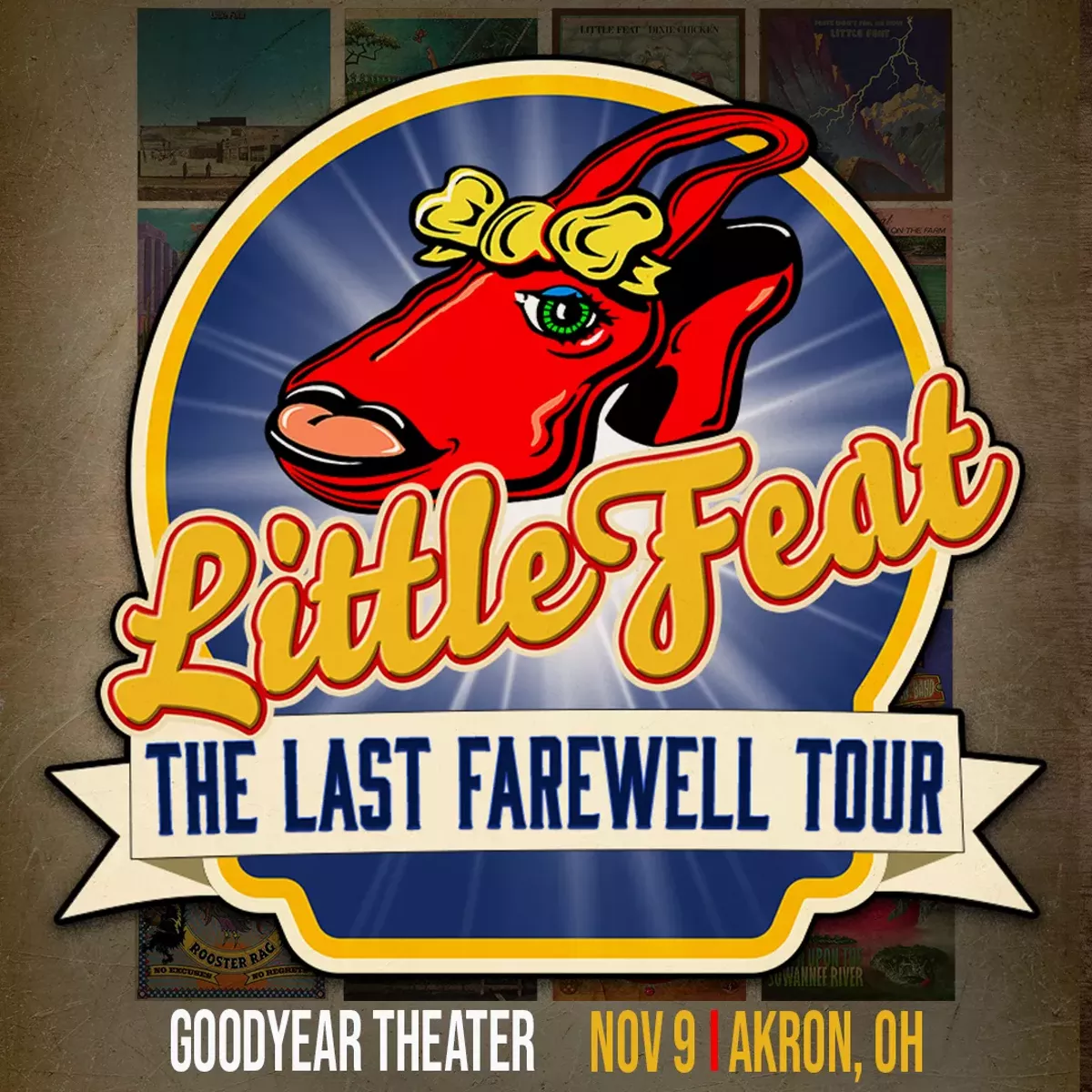 Little Feat At Goodyear Theater Nov 9th