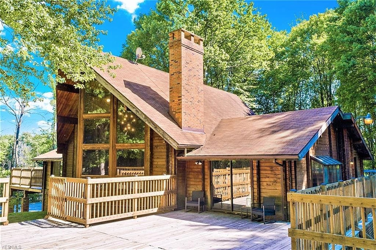 Log Cabin Luxury Can Be Yours in Stow for $500,000