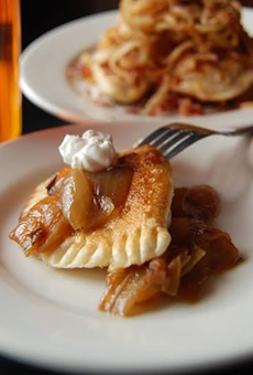 Made the traditional way, Prosperity's pierogies are stuffed with dry ricotta and topped with sauteed onions and melted cheese. Give them a try at Prosperity Social Club
1109 Starkweather Dr., Tremont, 216.937.1938.