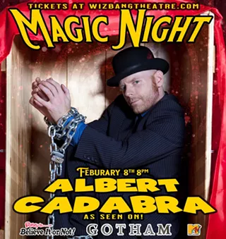 Image: MAGIC NIGHT! Albert Cadabra