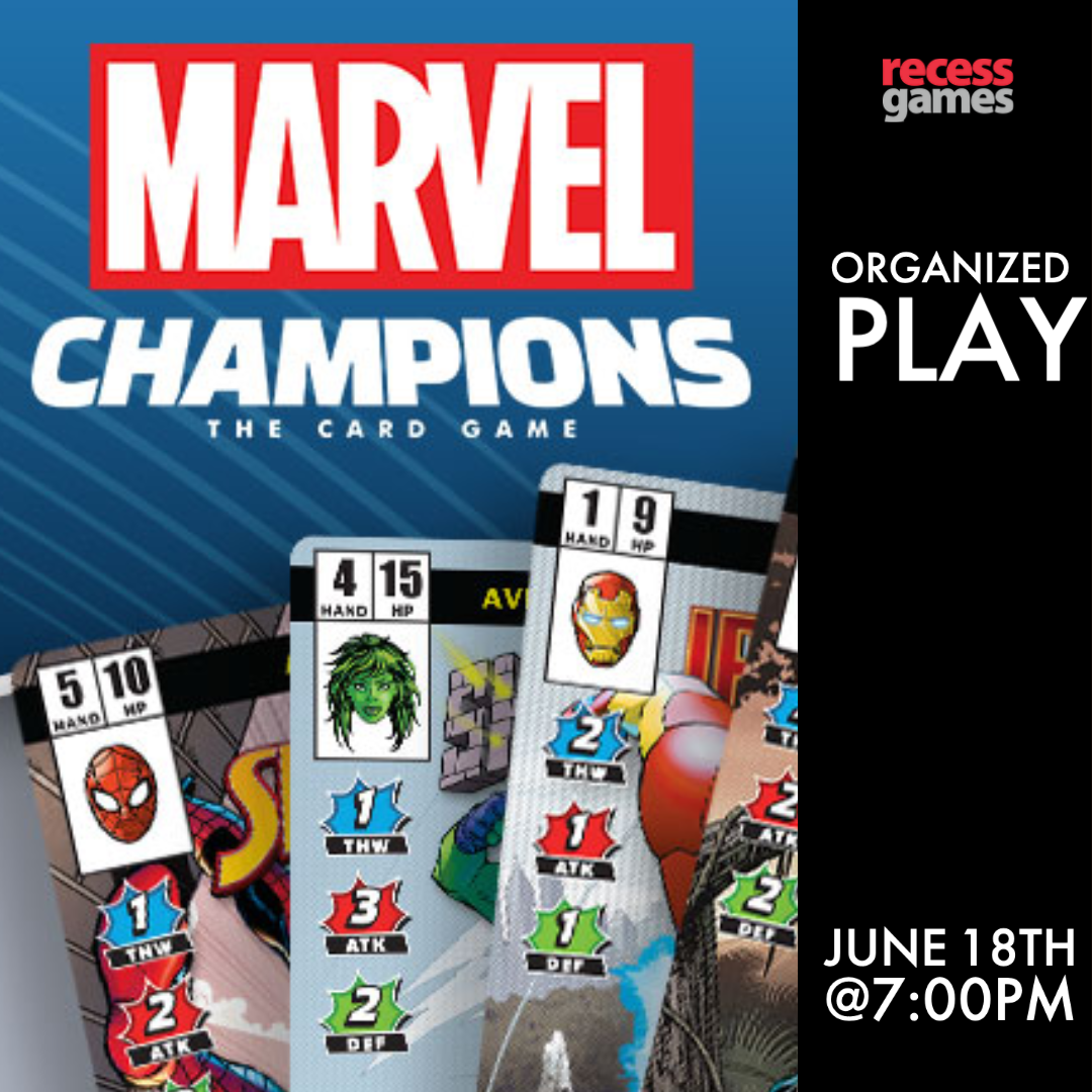 Fantasy Flight Games Marvel Champions Organized Play June 18th
