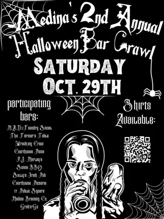 Image: Medina's 2nd Annual Halloween Bar Crawl