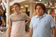 Michael Cera and Jonah Hill manage to make something sweet out of Superbad's super-raunchy script.