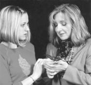 Mishandled with care: Diane Mull (left) stars as Egg, - with Laura Stitt as her neurotic mother.