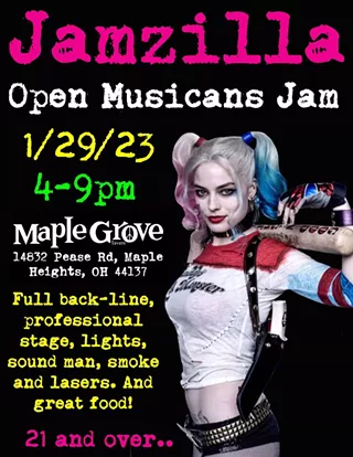 Image: Monthly Jamzilla (Open Jam Night)