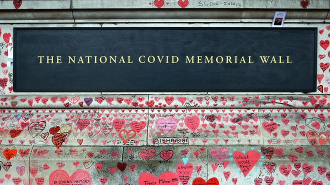 Covid Memorial Wall in the U.K.