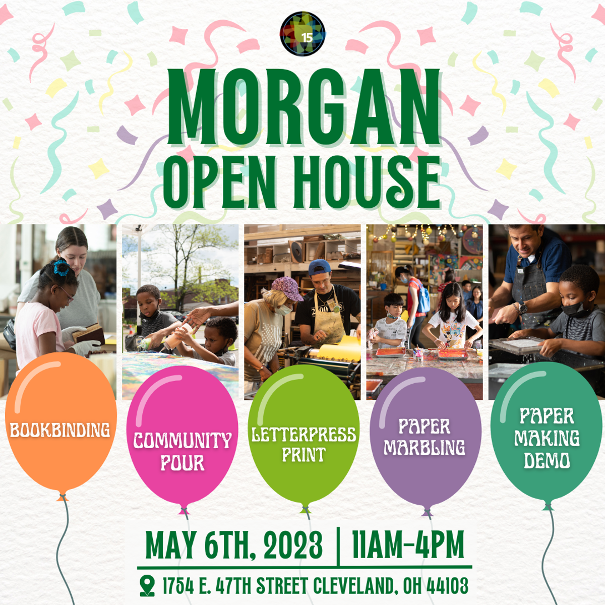 Morgan Paper Conservatory May 6th Open House