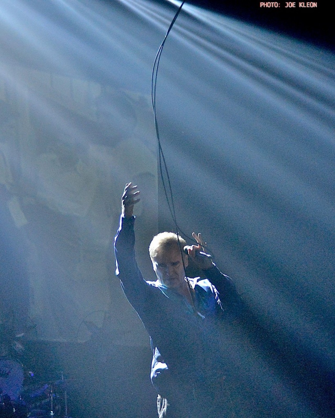 Morrissey Performing at the Akron Civic Theatre