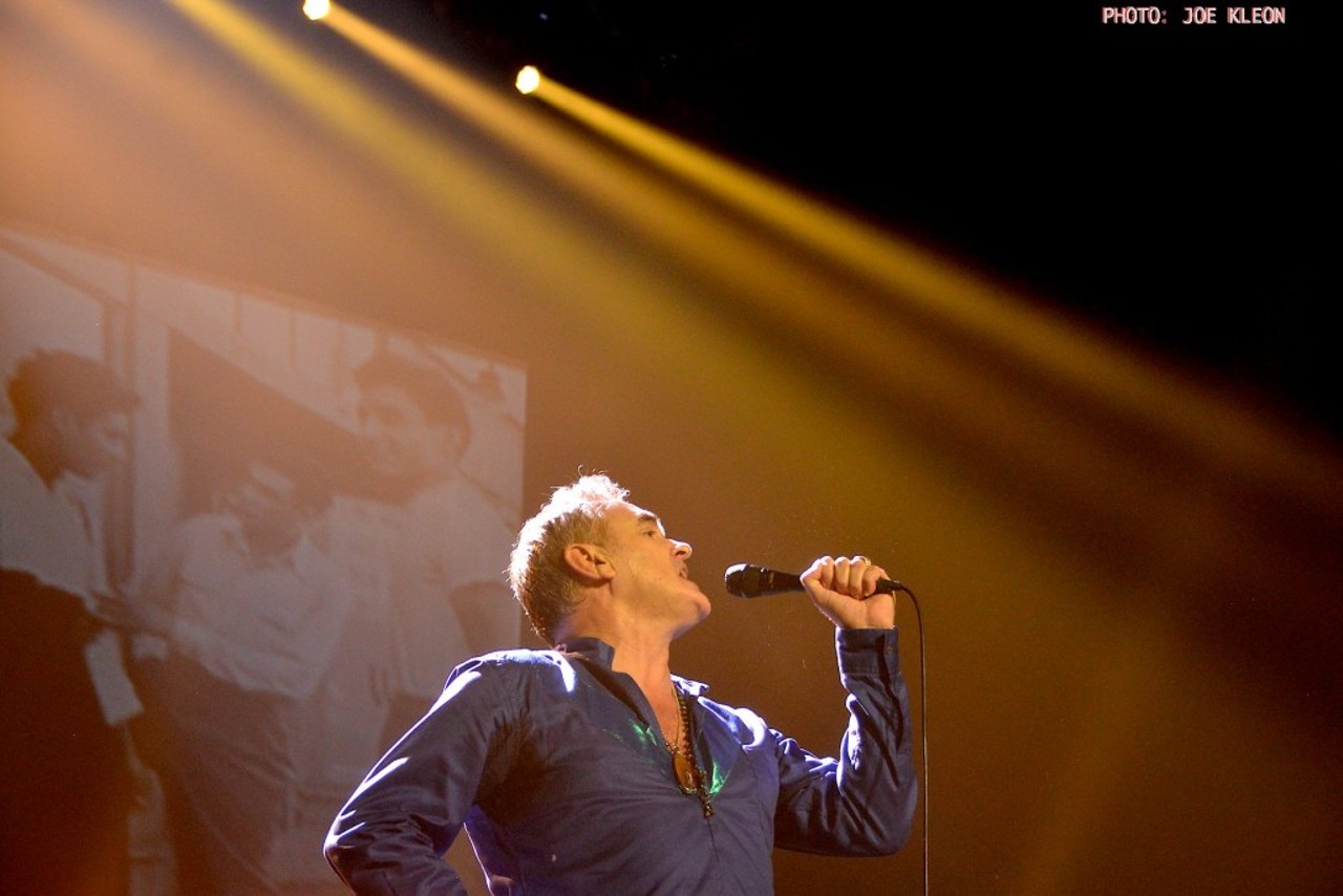 Morrissey Performing at the Akron Civic Theatre