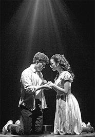 Nathan Scherich and Stephanie Iannarino in West Side  Story.