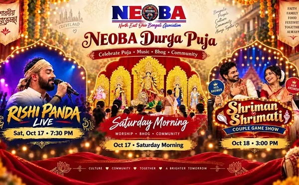 Image: NEOBA Durga Puja 2026 (Sharadotsav)