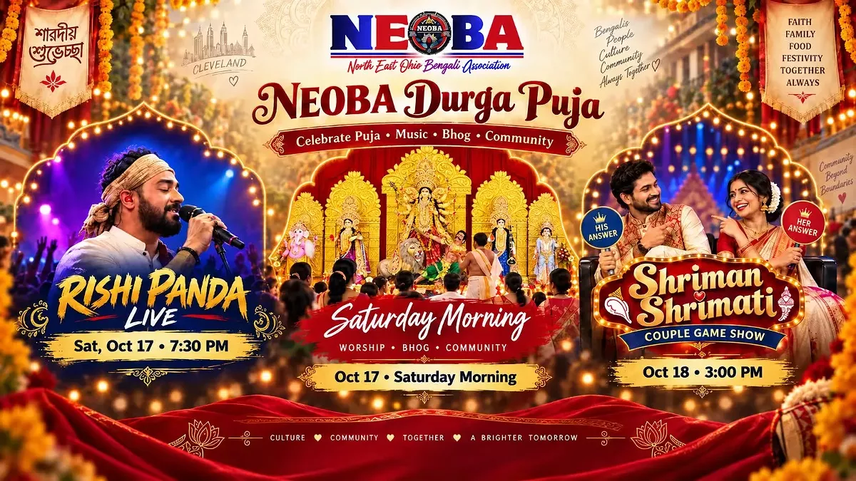 Durga Puja 2026 &ndash; NEOBA, Solon