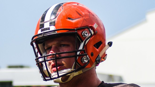 Carl Nassib during his time with the Browns