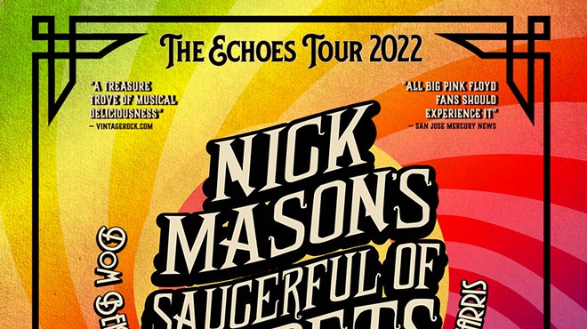 Artwork for Nick Mason's Saucerful of Secrets upcoming tour.