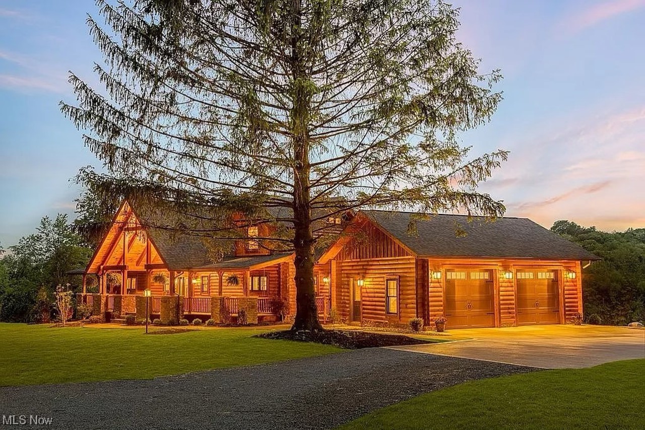 Northeast Ohio Log Cabin Style Mansion Hits the Market for $2,150,000