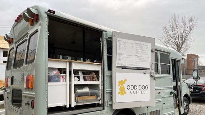 Odd Dog Coffee is a coffee shop on wheels