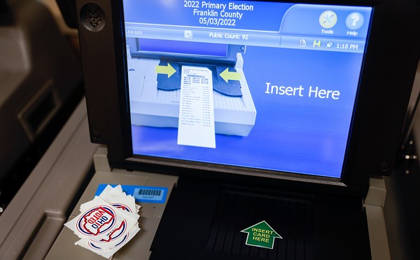 A ballot counter machine.