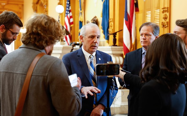 Ohio Senate President Matt Huffman, R-Lima, speaks with reporters.