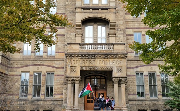 Students for Justice for Palestine spearheading a protest at Case Western in November 2023