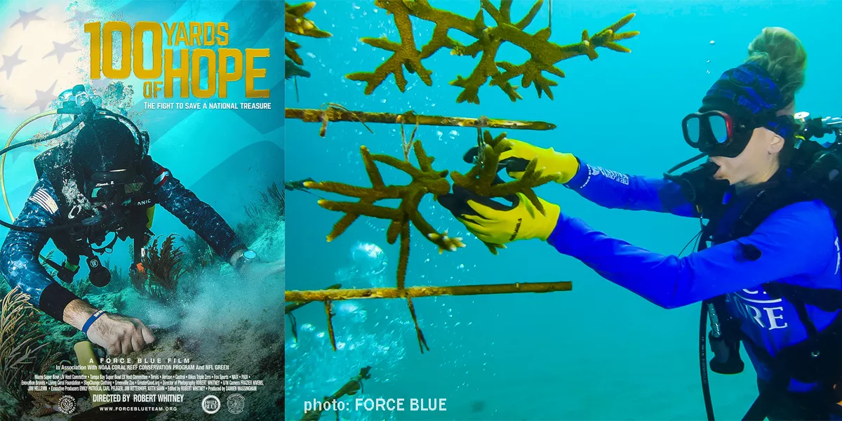 100 Yards of Hope World Premiere hosted by Greater Cleveland Aquarium