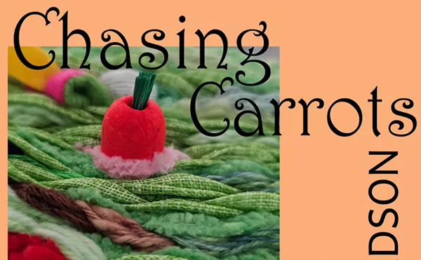 Image: Opening Reception "Chasing Carrots" solo exhibit of weavings by Helena Sarah Richardson