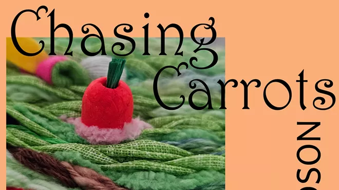 Image: Opening Reception "Chasing Carrots" solo exhibit of weavings by Helena Sarah Richardson
